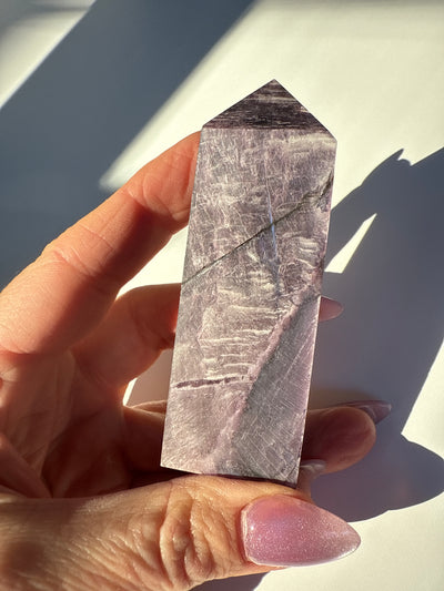 Rare Lepidolite Obelisk 18