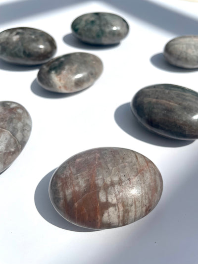 Polarity Moonstone Palm Stone