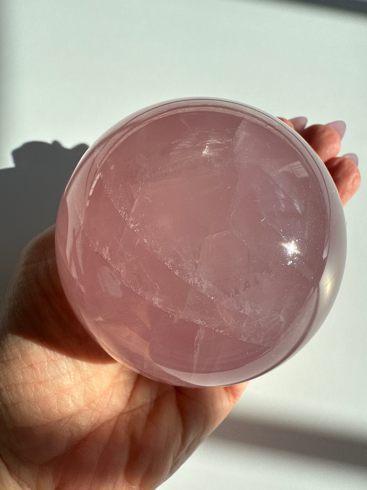 Madagascar Rose Quartz Sphere 9