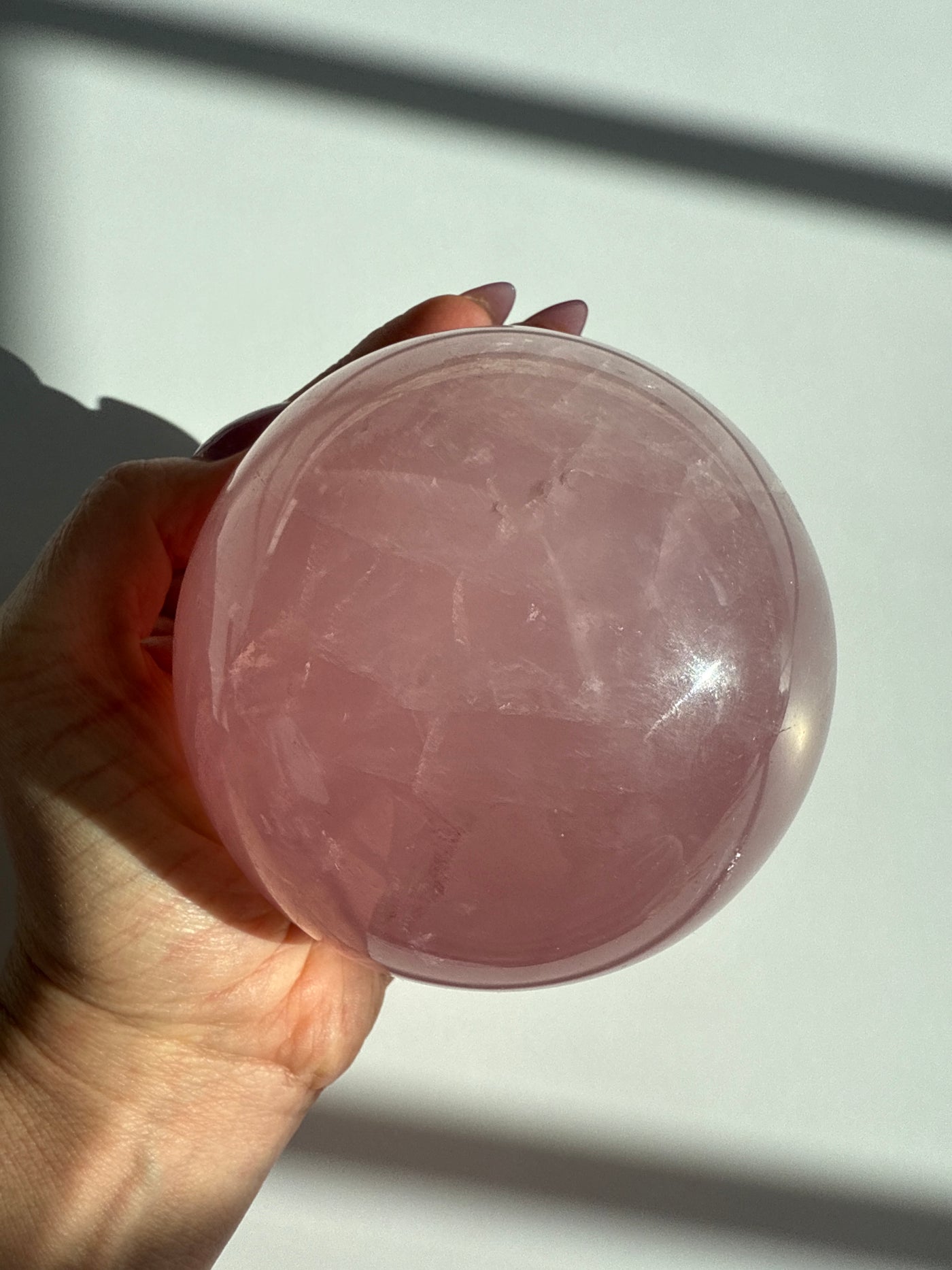 Madagascar Rose Quartz Sphere 3