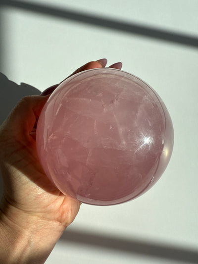 Madagascar Rose Quartz Sphere 3