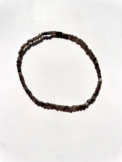 Faceted Obsidian Bracelet