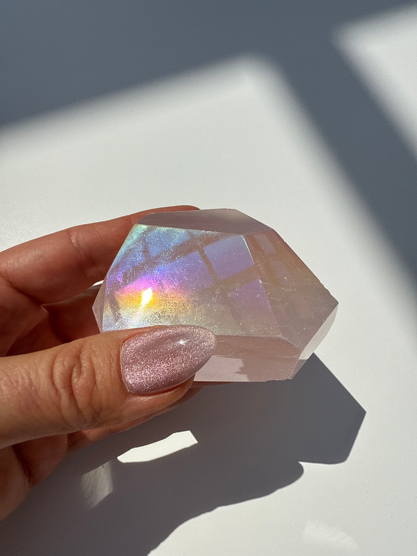 Aura Rose Quartz Piece 15
