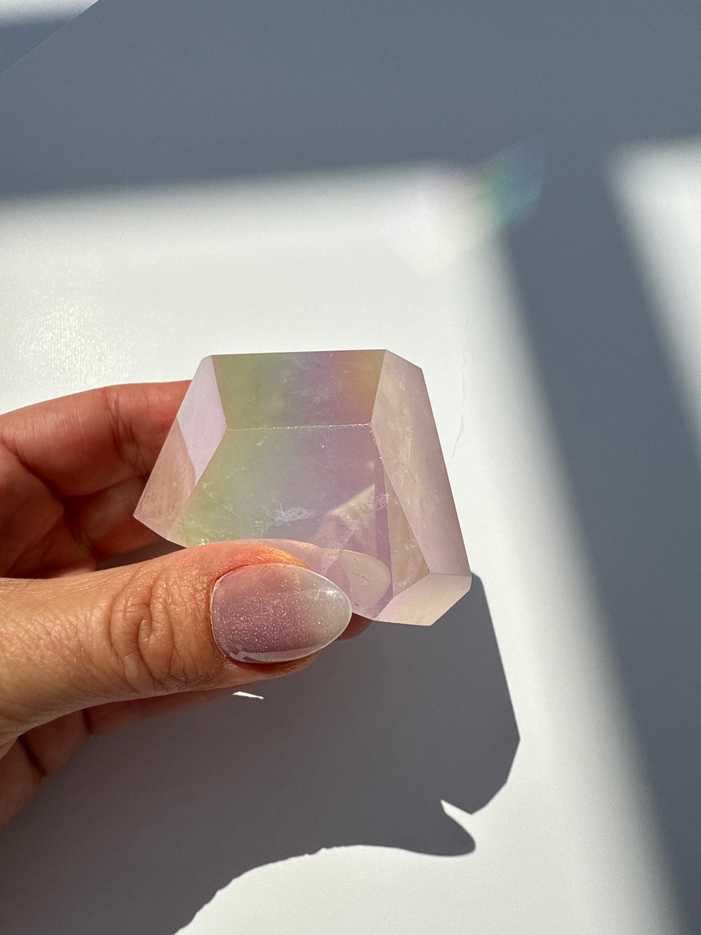 Aura Rose Quartz Piece 11