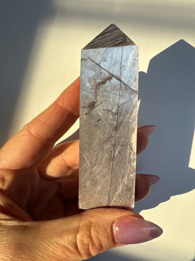 Rare Lepidolite Obelisk 8