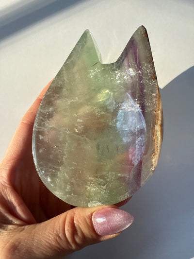 Fluorite Cat Bowl 4