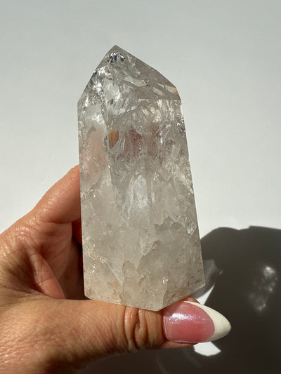 Rare! Crackle Quartz Tower 4
