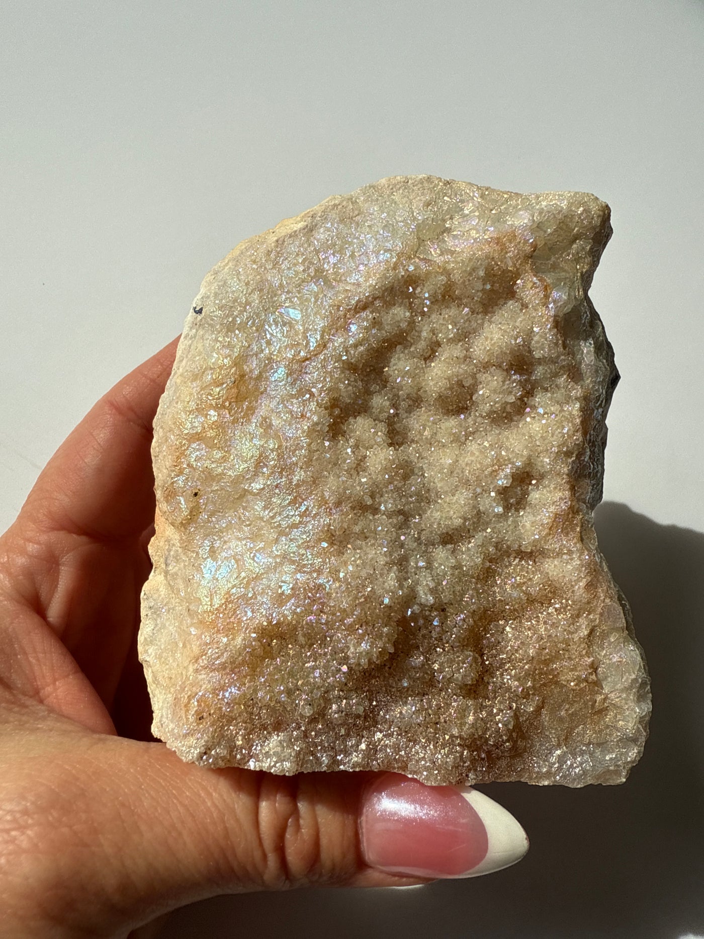 Golden Aura Quartz Cluster 5