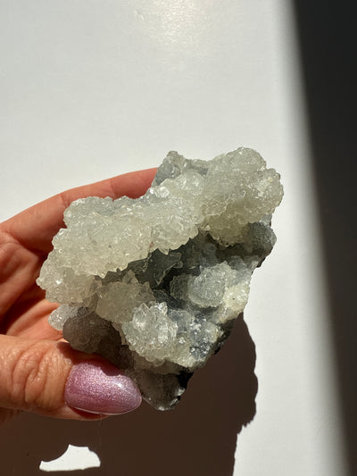 Zeolite Piece 80 - Apophyllite on Chalcedony