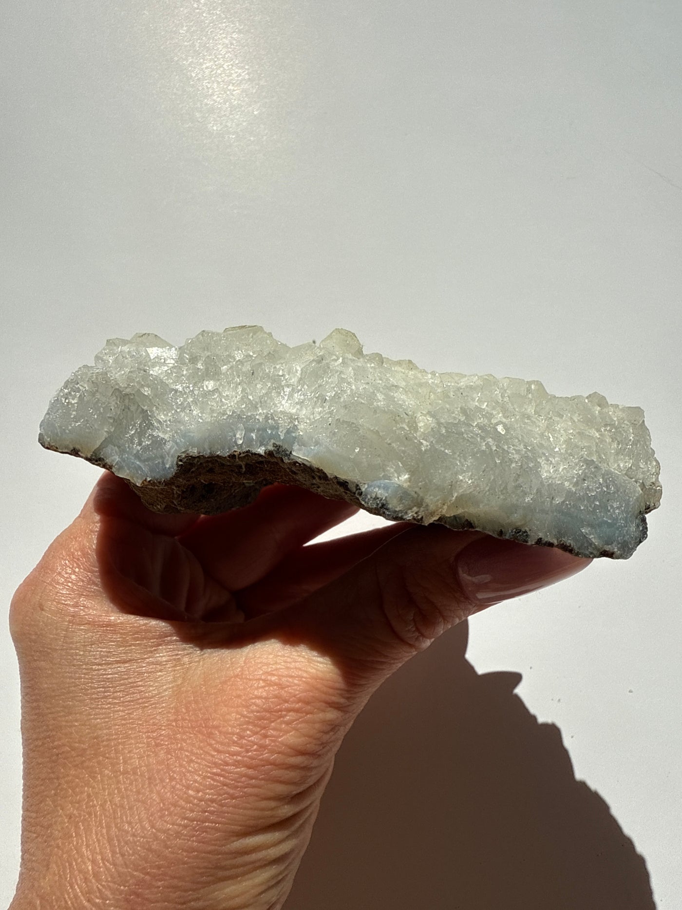 Zeolite Piece 45 - Apophyllite on Chalcedony