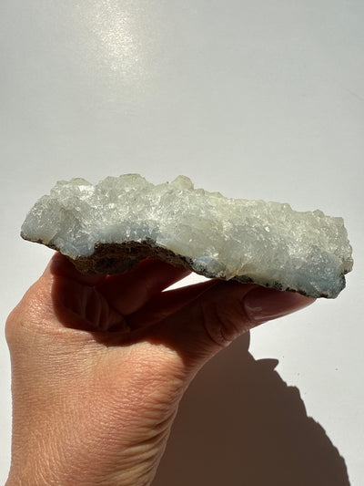 Zeolite Piece 45 - Apophyllite on Chalcedony