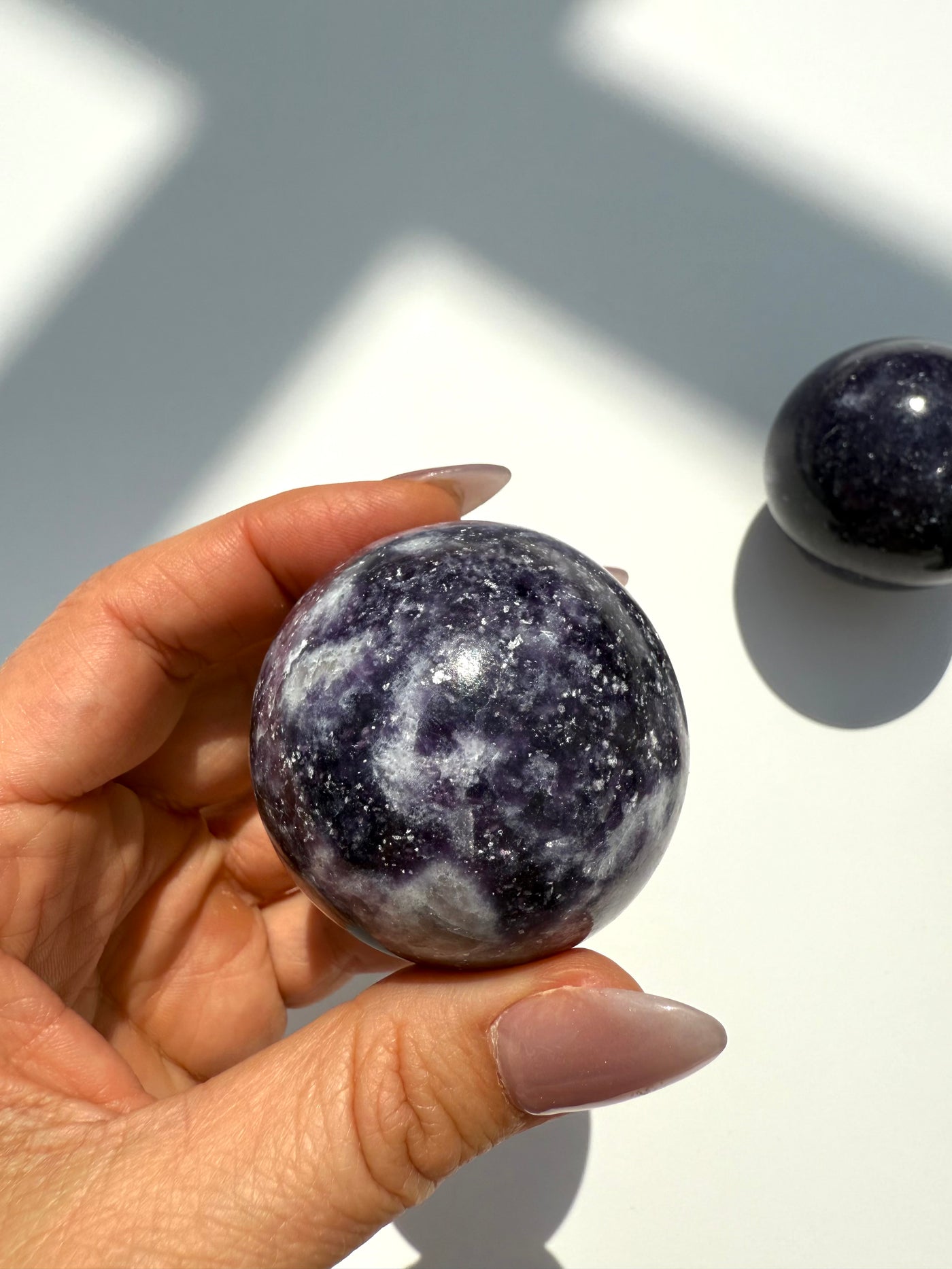 Lepidolite Sphere  - High Lithium Content