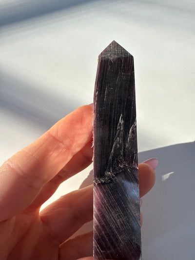 Rare Lepidolite Obelisk 2