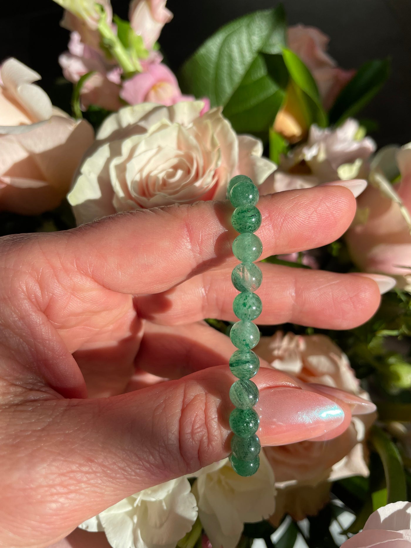 Green Lepidolite Bracelet