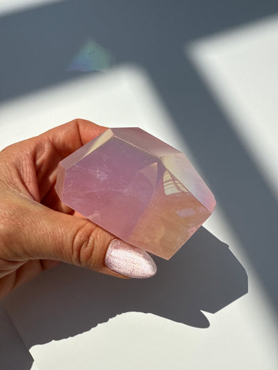 Aura Rose Quartz Piece 6