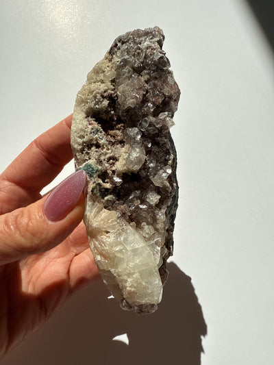 Zeolite Piece 57 - Stillbite, Pink Apophyllite, Green Apophyllite