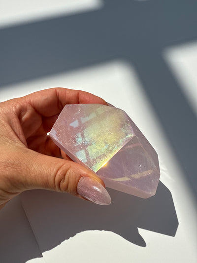 Aura Rose Quartz Piece 7