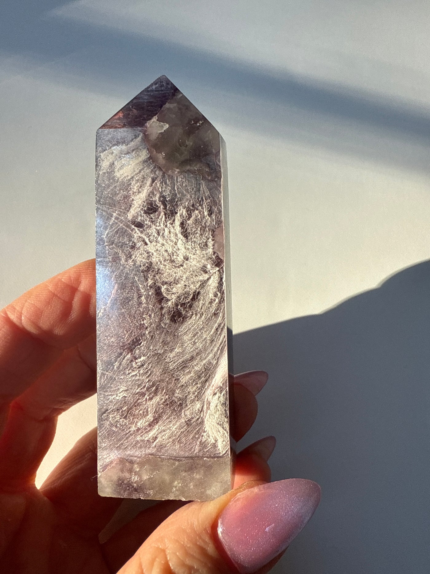 Rare Lepidolite Obelisk 15