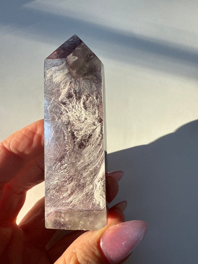 Rare Lepidolite Obelisk 15