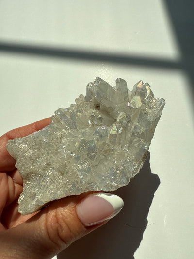 Harmonizing Angel Aura Quartz Cluster 4