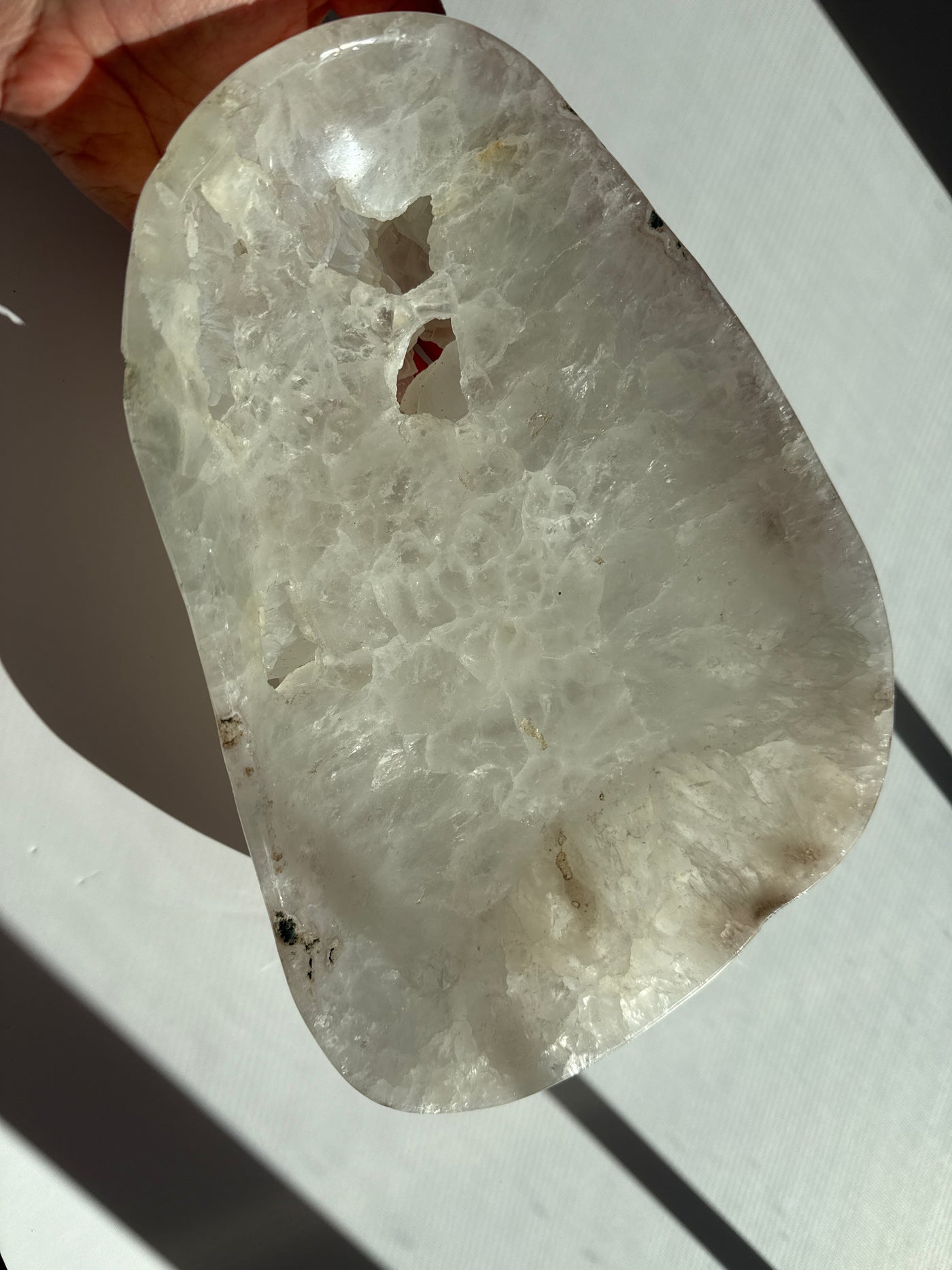 Pink Amethyst and Quartz Bowl 1