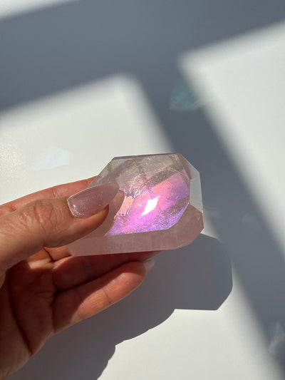 Aura Rose Quartz Piece 14