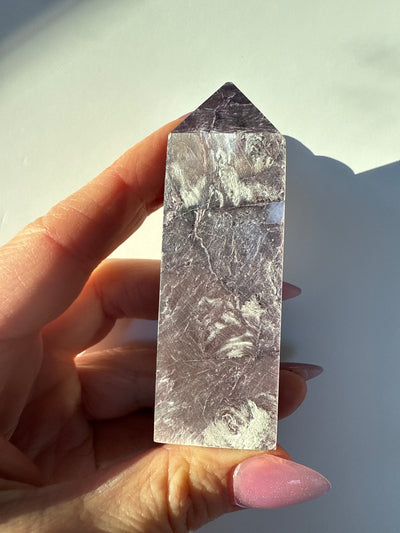 Rare Lepidolite Obelisk 7