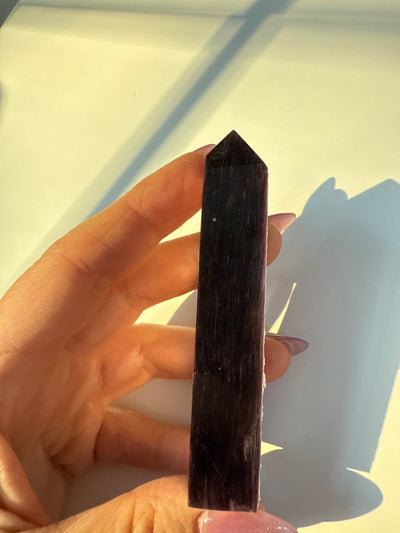 Rare Lepidolite Obelisk 31