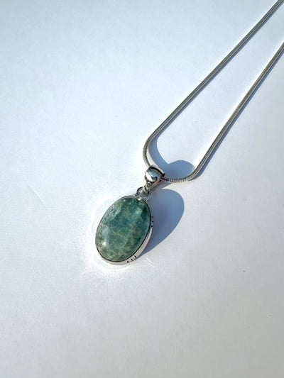 Genuine High Resonance Aquamarine Statement Necklace