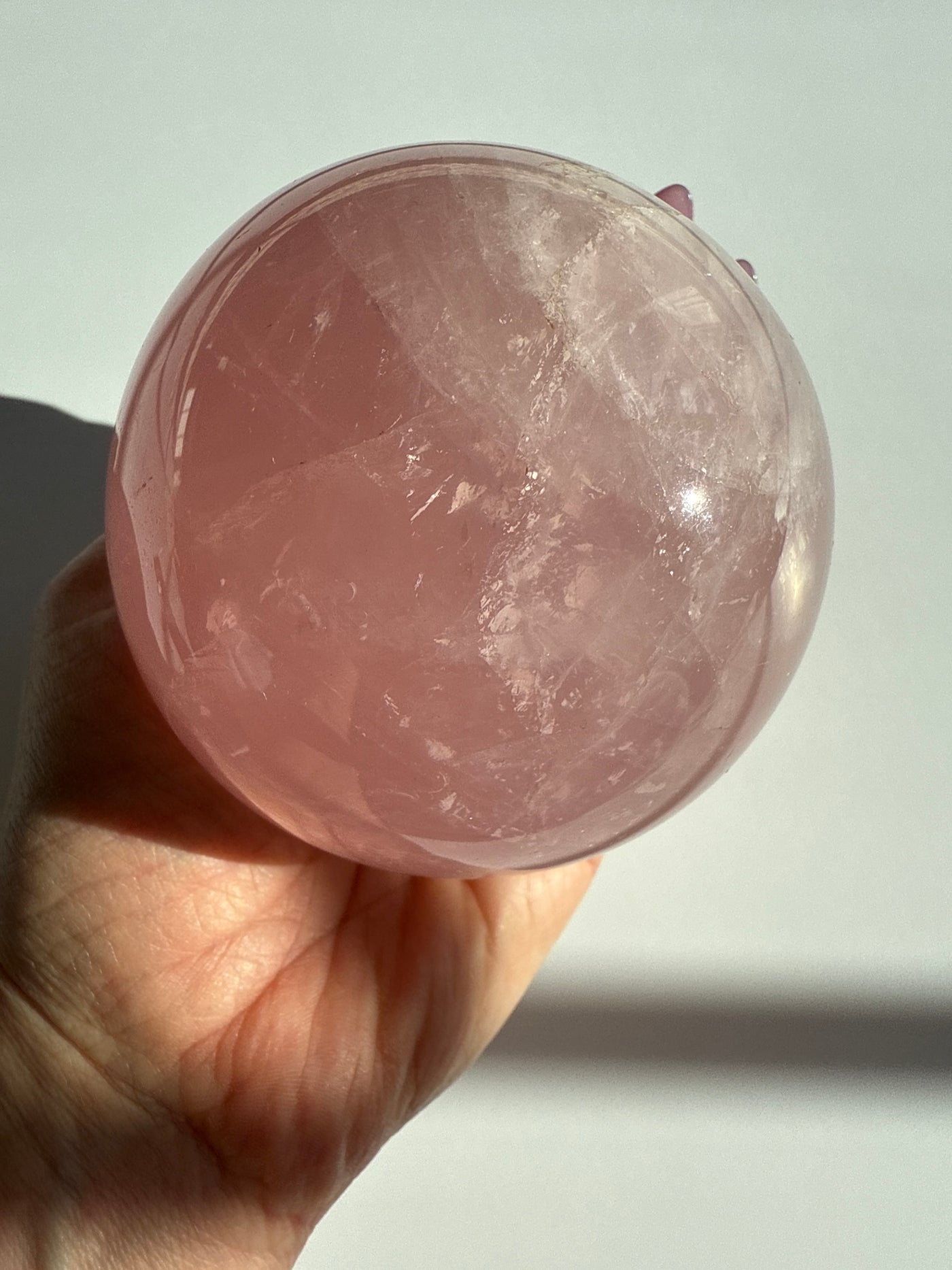 Madagascar Rose Quartz Sphere 8