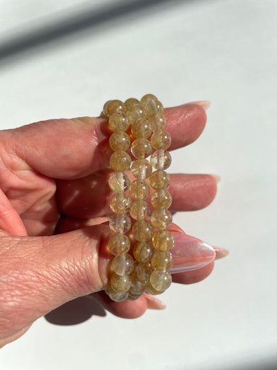 Golden Helios Quartz Bracelet