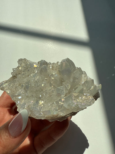 Harmonizing Angel Aura Quartz Cluster 4