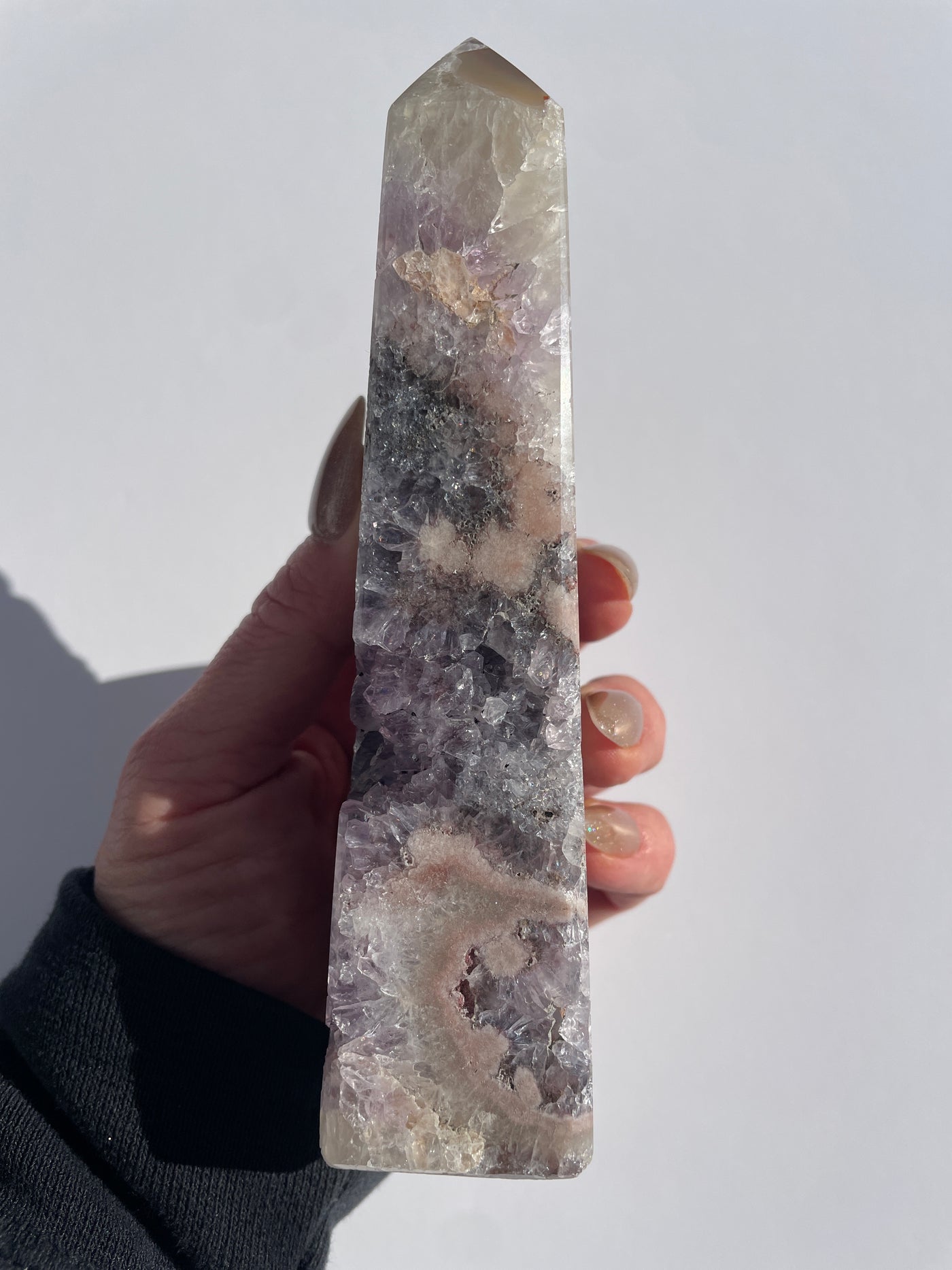 Exposed Cluster Amethyst Tower 1