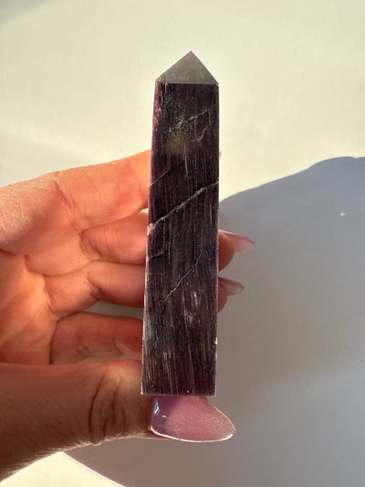 Rare Lepidolite Obelisk 11