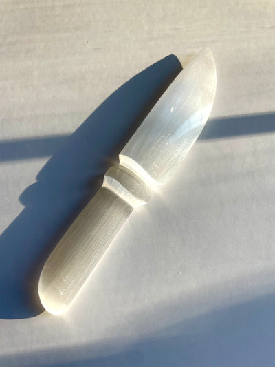 Selenite Cord Cutting Dagger