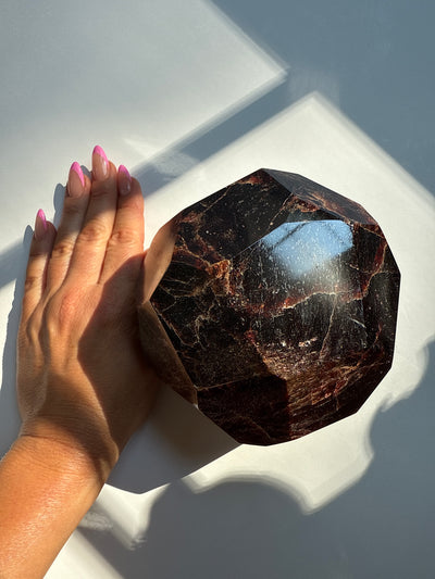Faceted Garnet Showcase Piece 10
