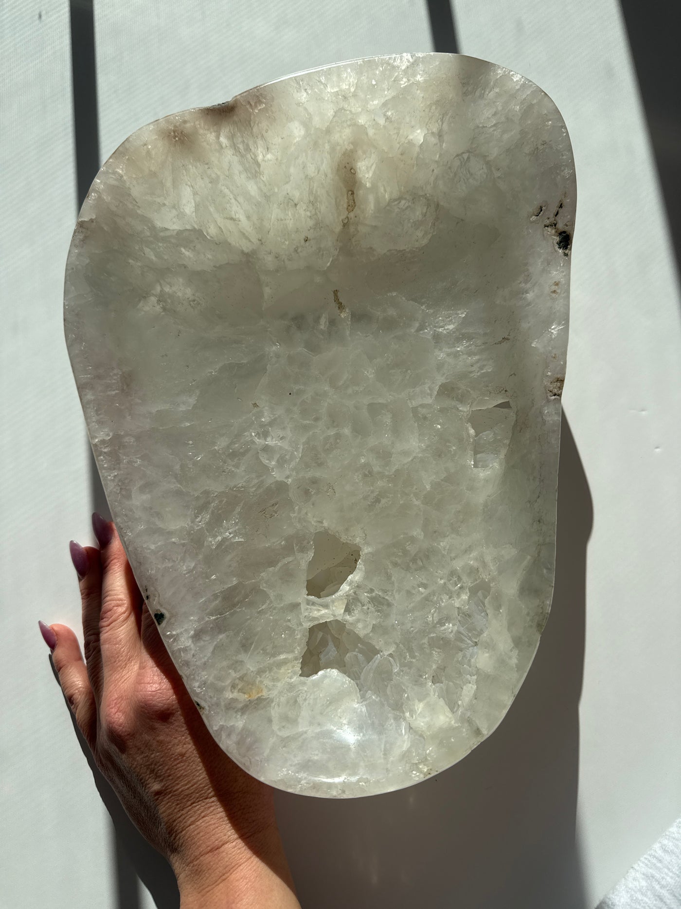 Pink Amethyst and Quartz Bowl 1