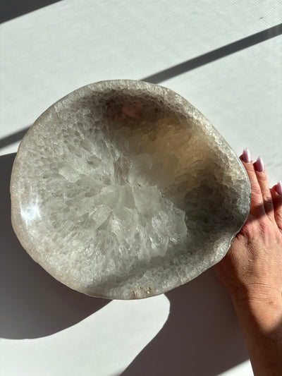 Pink Amethyst and Quartz Bowl 2