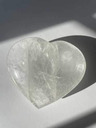 Clear Quartz Heart 2