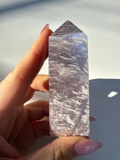 Rare Lepidolite Obelisk 3