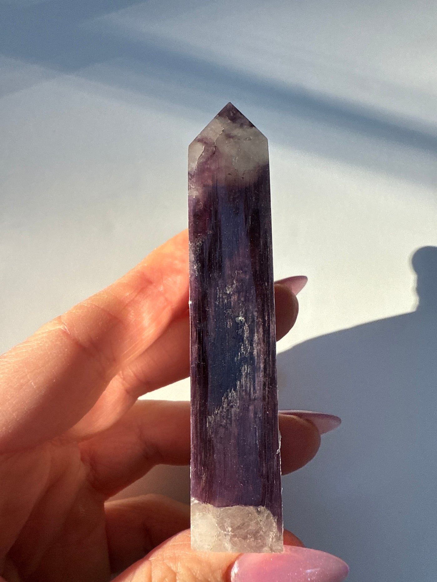Rare Lepidolite Obelisk 15