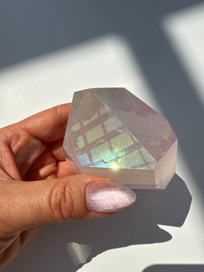 Aura Rose Quartz Piece 12
