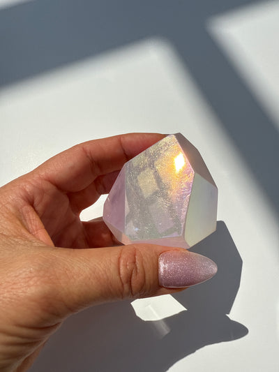 Aura Rose Quartz Piece 18