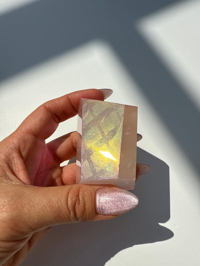 Aura Rose Quartz Piece 13