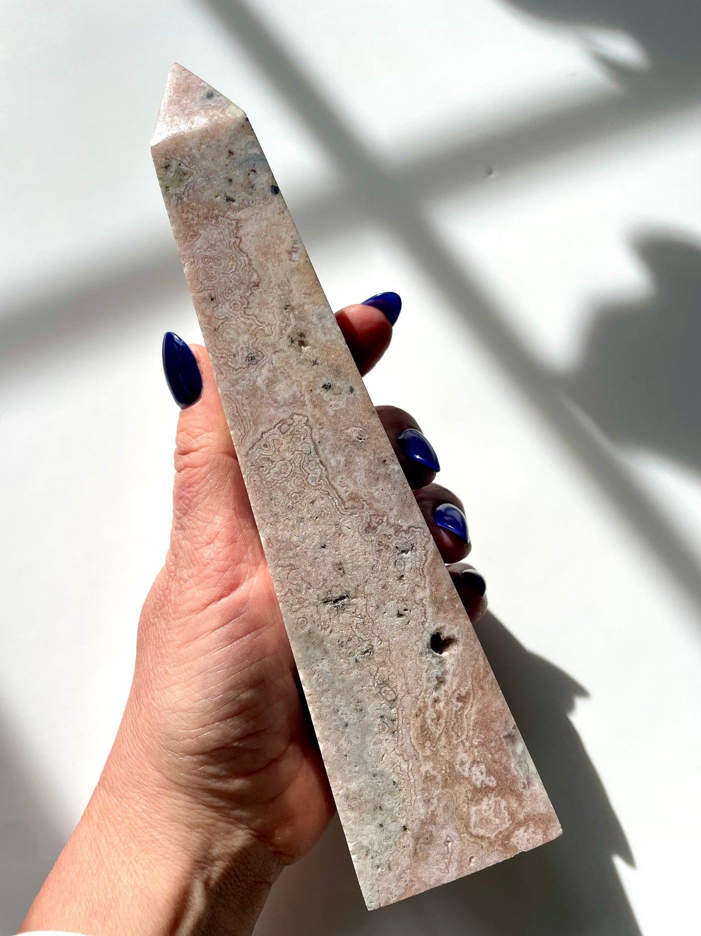 Pink Amethyst Obelisk
