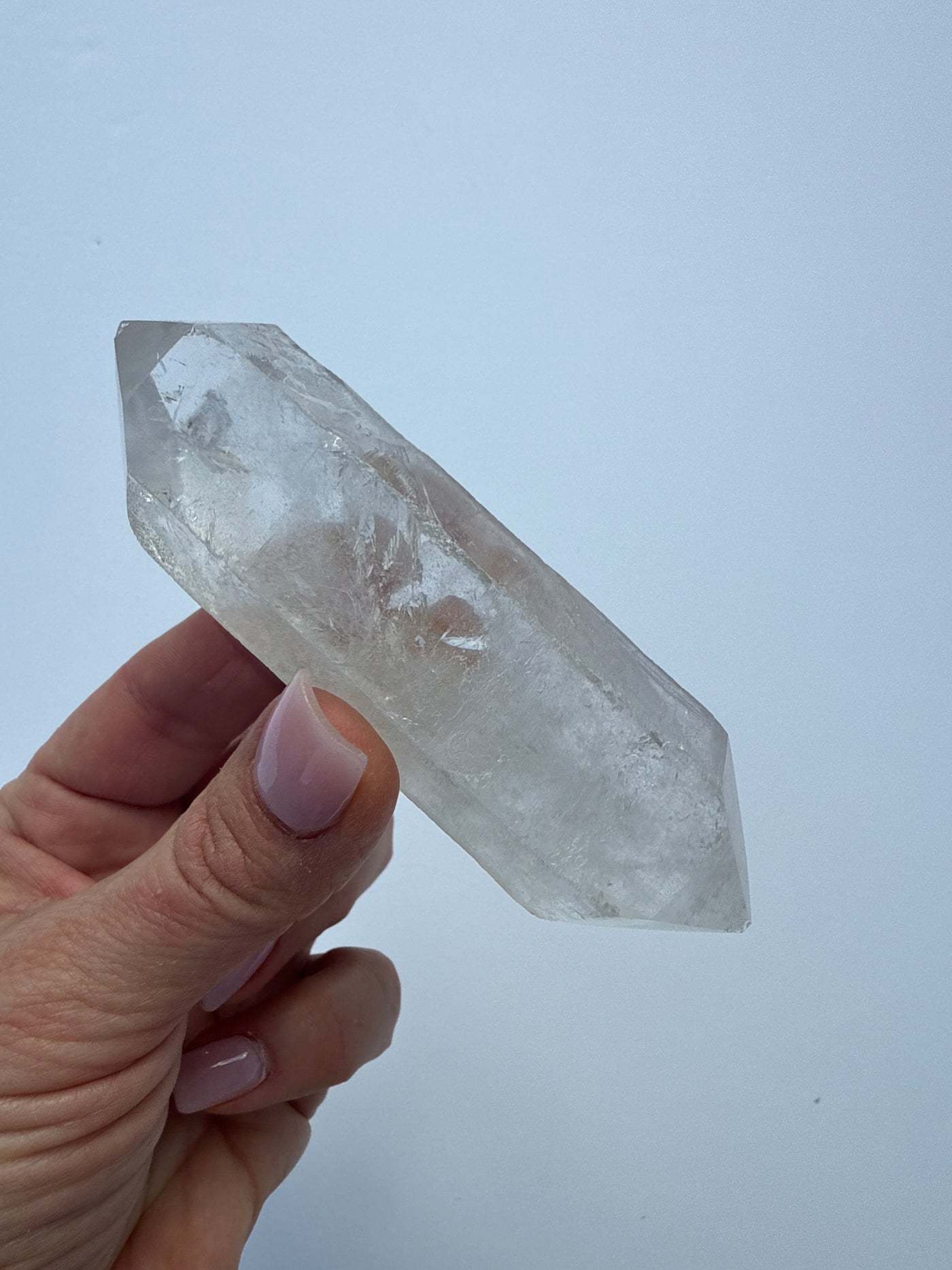 Double Terminated Clear Quartz Lemurian Piece 13