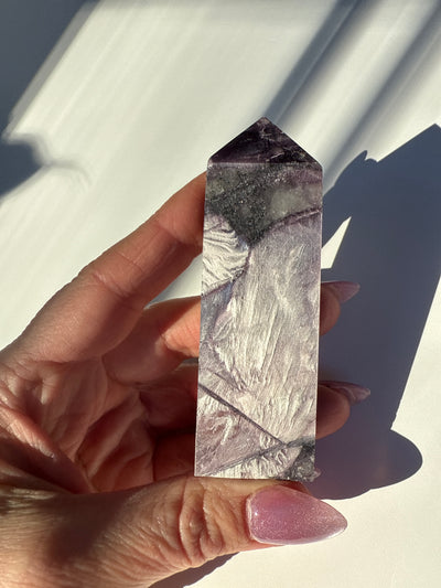 Rare Lepidolite Obelisk 17