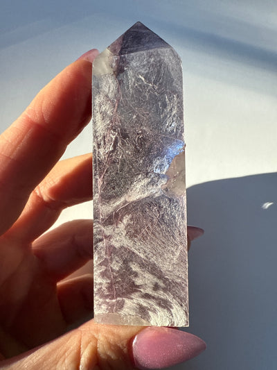 Rare Lepidolite Obelisk 15