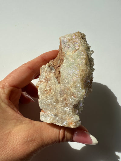 Golden Aura Quartz Cluster 3
