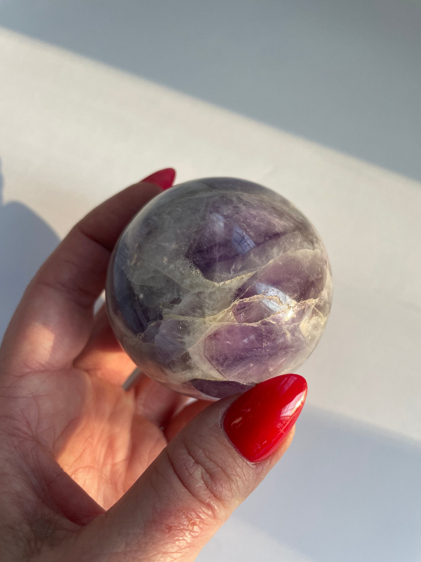 Dog Tooth Amethyst Sphere 14